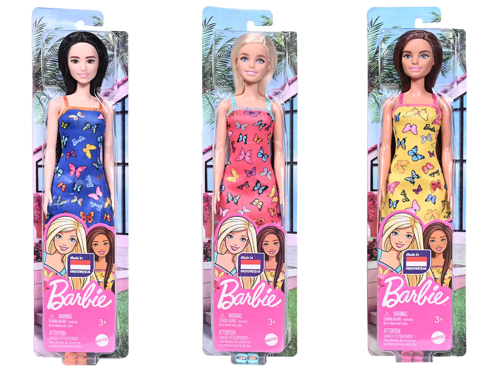 BARBIE Puppe im Sommerkleid, mehrfach sortiertVE12