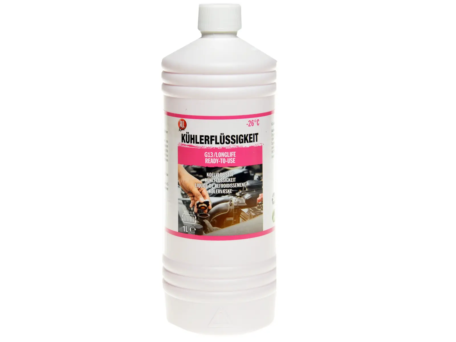 Kühlerflüssigkeit LongLife  G13, pink, 1 Ltr. VE12