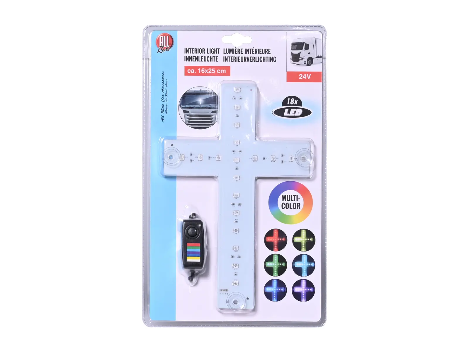 ALL Ride LED-Innenleuchte, Kreuz, 24V