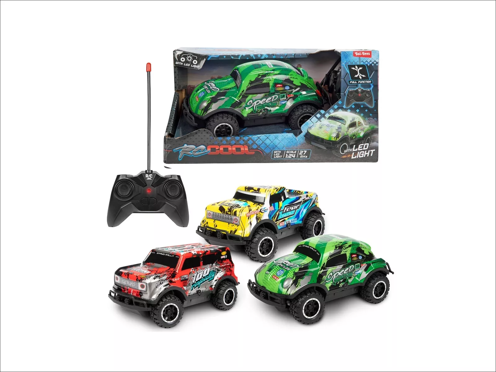 RC-COOL Auto Cross Country, 3-fach sortiert