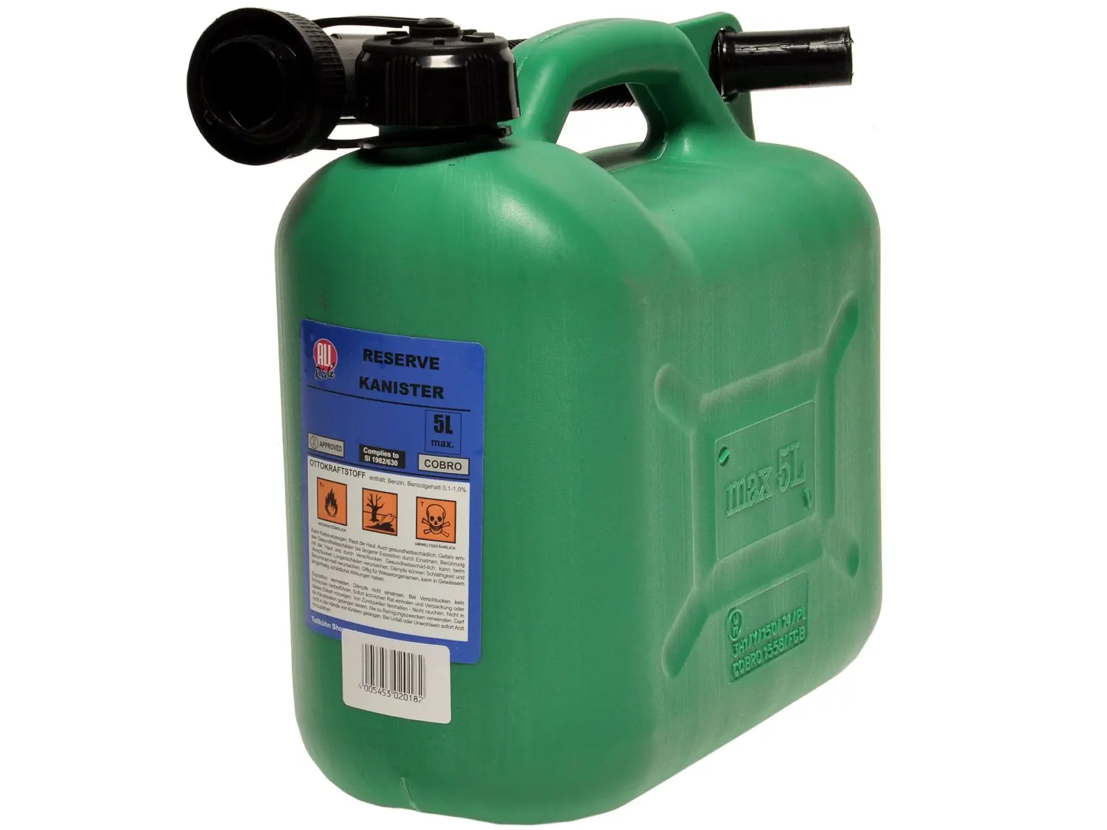Kanister 5 Ltr. grün   VE12