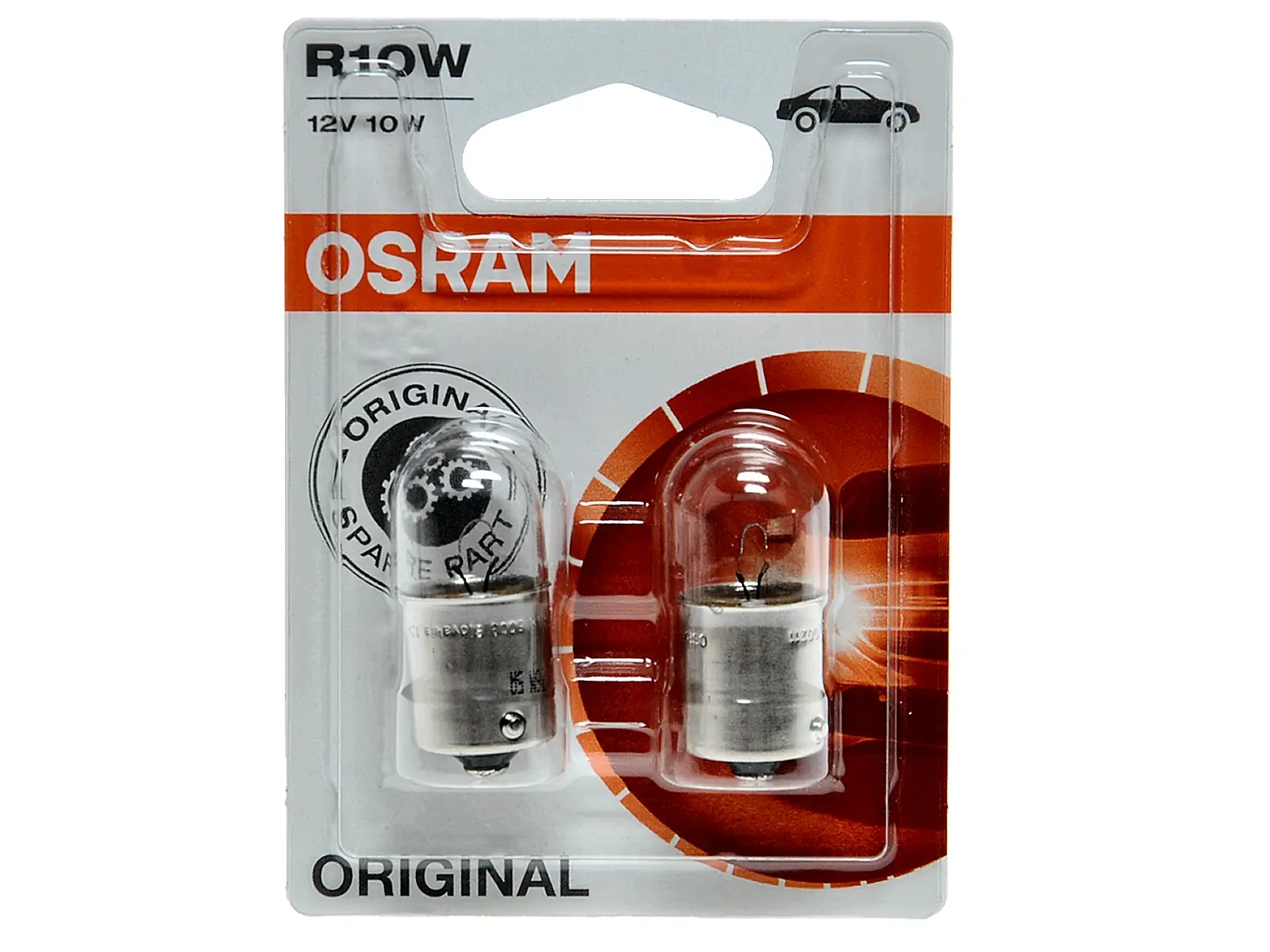 OSRAM Steckbirne BA15S 12V/10W 2erB NR16