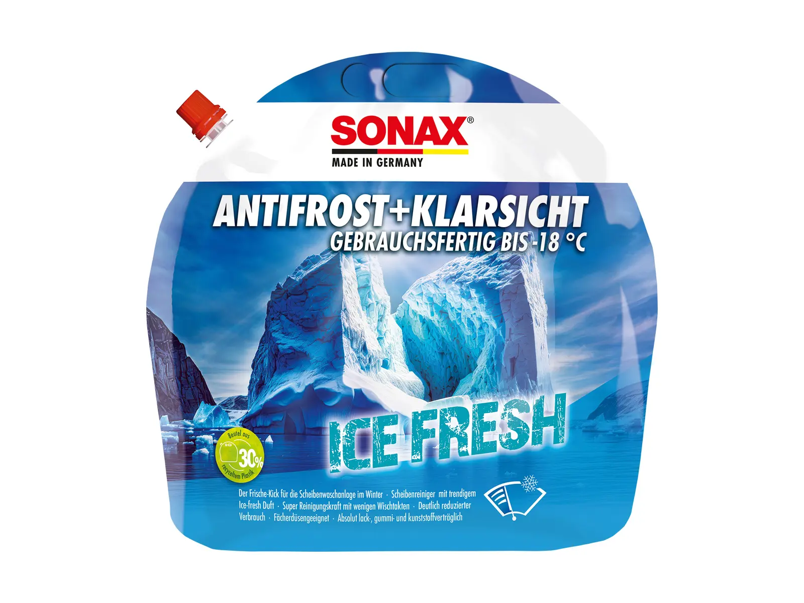 SONAX Ice-fresh bis -18°C, 3 L PET-Beutel VE4