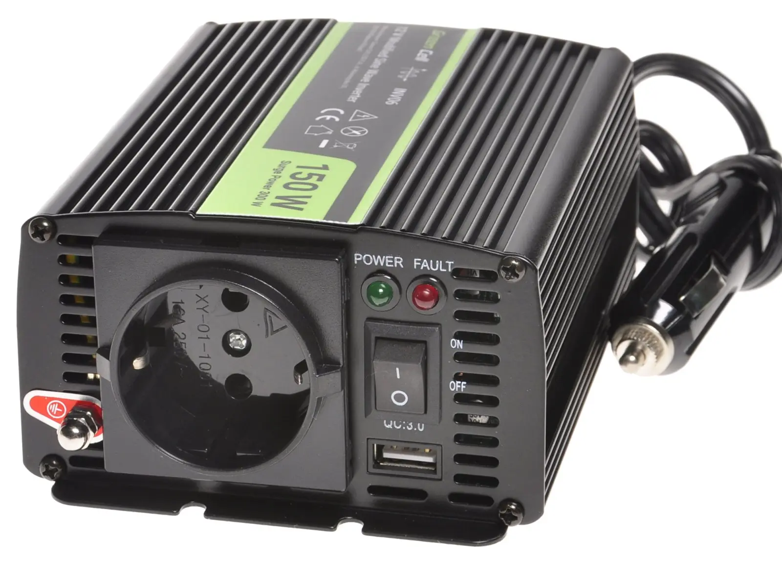 Power Inverter GreenCell  DC/AC 12 > 230V  150W